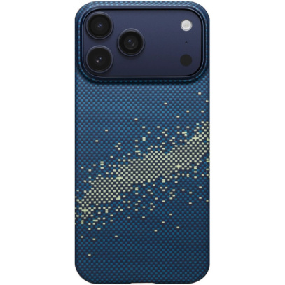 Чехол для iPhone 17 Pro Max Pitaka Starpeak Ultra-Slim Case (Milky way galaxy) (KI1701MPM) Cиний