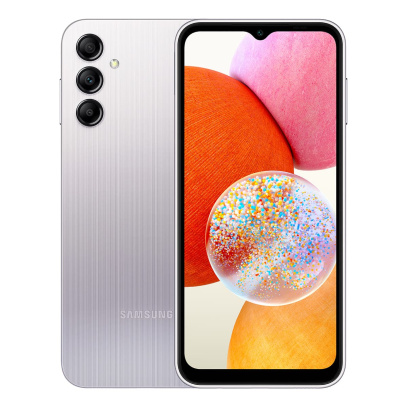 Samsung Galaxy A14 (2023) 6/128Gb Silver, серебряный