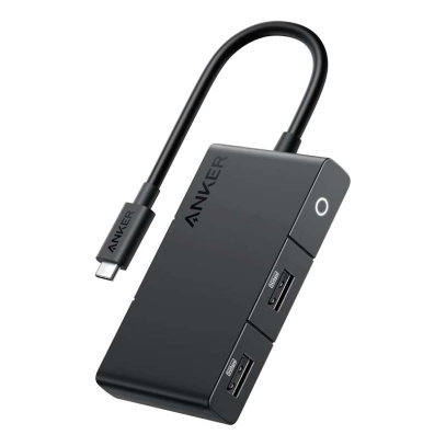 Хаб Anker 332 PowerExpand+ USB-C Hub 5в1 (A8355611) Черный