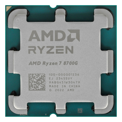 Процессор AMD Ryzen 7 8700G, 4,2Гц (Turbo 5,1ГГц), AM5, OEM (100-000001236)