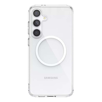 Чехол для Samsung S24 FE MagSafe Clear Case Прозрачный