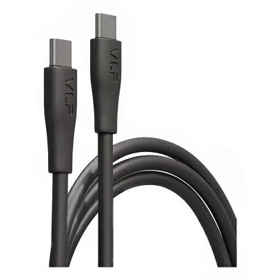 Дата-кабель VLP LITE Color Line USB-C, 60W, 1 м Чёрный