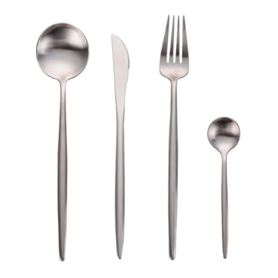 Набор столовых приборов Xiaomi Maison Maxx Stainless Steel Cutlery Set 4 предмета в комплекте (CYZ-001Y) Серебристый