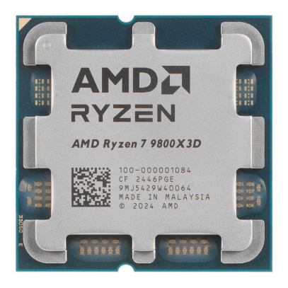 Процессор AMD Ryzen 7 9800X3D 4,7ГГц (Turbo 5,2ГГц) AM5, OEM (100-000001084)