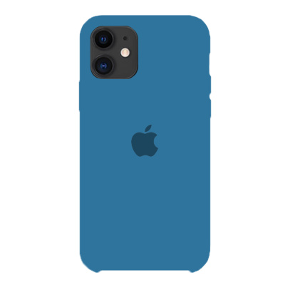 Чехол Silicone Case для Apple iPhone 11 Blue, синий