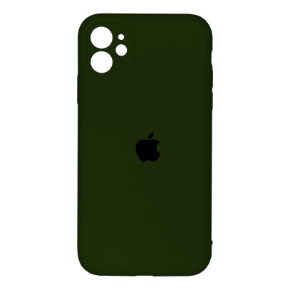 Чехол Silicone Case для Apple iPhone 11 Темно-зеленый