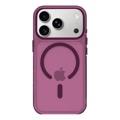 Чехол для iPhone 18 Pro с MagSafe Clear Case Бургунди