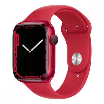 Apple Watch Series 7, 41 мм корпус из алюминия красного цвета, спортивный ремешок (PRODUCT)RED™ Apple Watch Series 7, 41 мм корпус из алюминия красного цвета, спортивный ремешок (PRODUCT)RED™