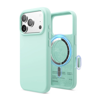 Чехол для Apple iPhone 17 Pro с MagSafe Elago Magnetic Silicone (ES17MSSC63PRO-MT) Mint, мятный