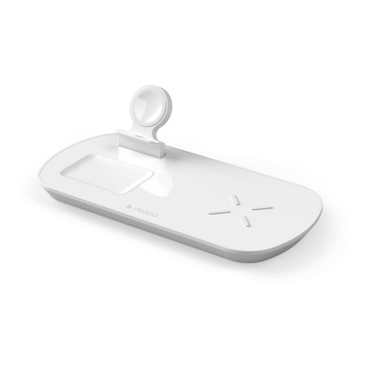 Зарядная станция Deppa 3в1 17,5W (24010) White, белый