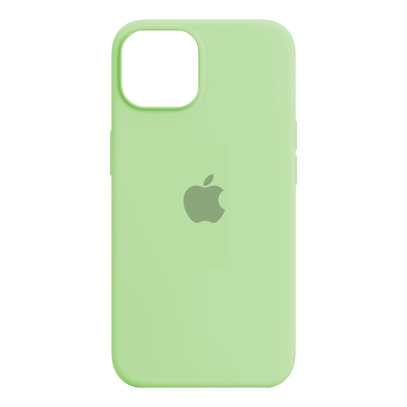 Чехол Silicone Case для Apple iPhone 14 Светло-зеленый