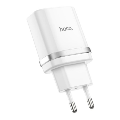 Зарядное устройство hoco. Smart QC3.0 Charger USB-A 18 Вт (C12Q), белый