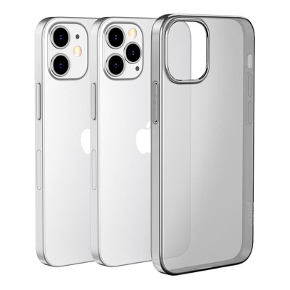 Чехол hoco. Силиконовый ультратонкий для Apple iPhone 12 Pro Max Black, черный