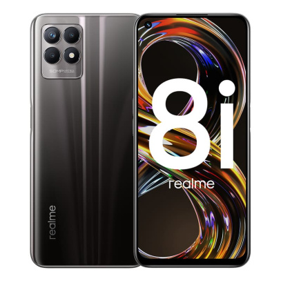 Realme 8i 4/64Gb Space Black, черный