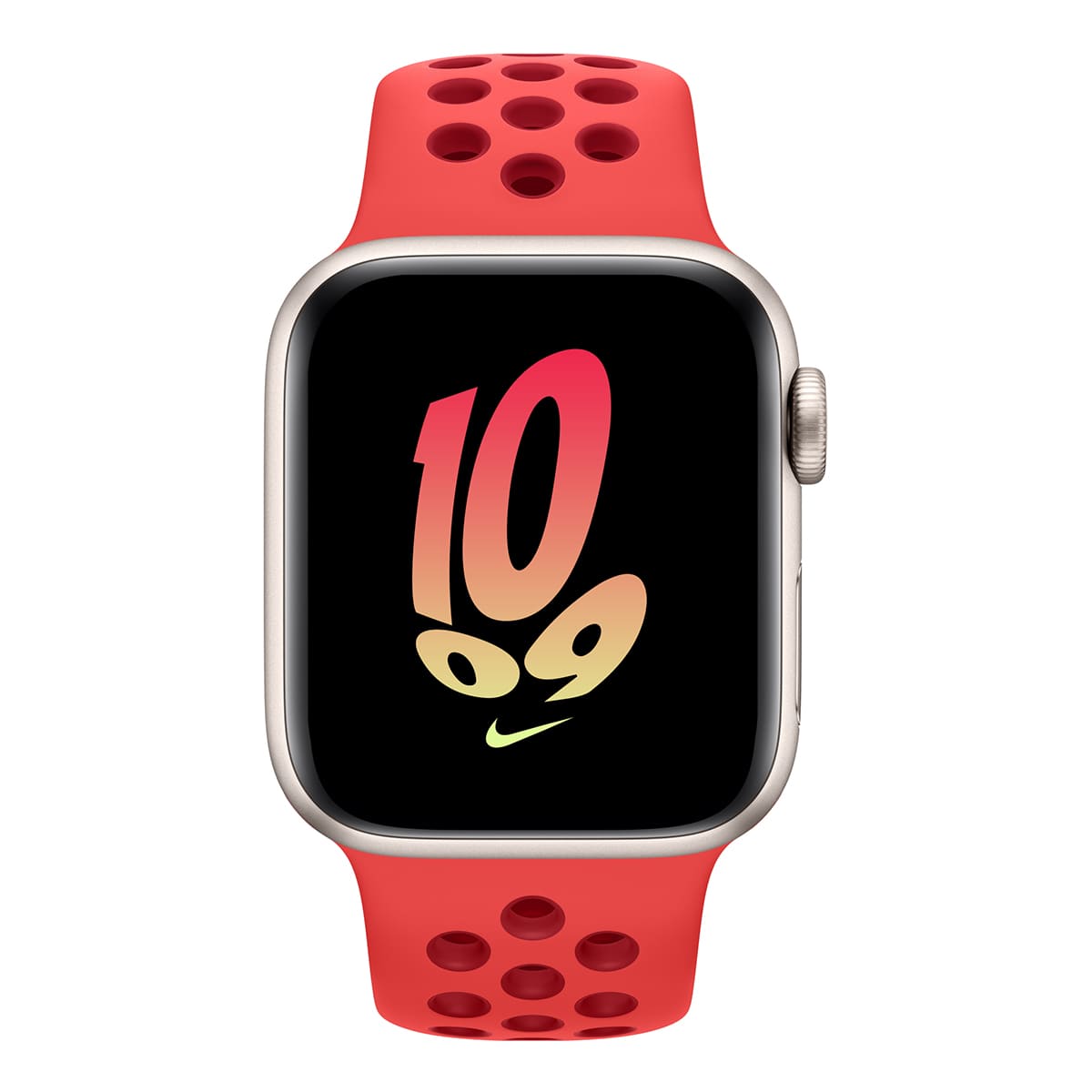 Купить Apple Watch Nike SE (2022), 40 мм корпус из алюминия цвета «сияющая  звезда» + спортивный ремешок Nike цвета «Bright Crimson/Gym Red» в Самаре -  цены и характеристики в интернет-магазине Hi Stores
