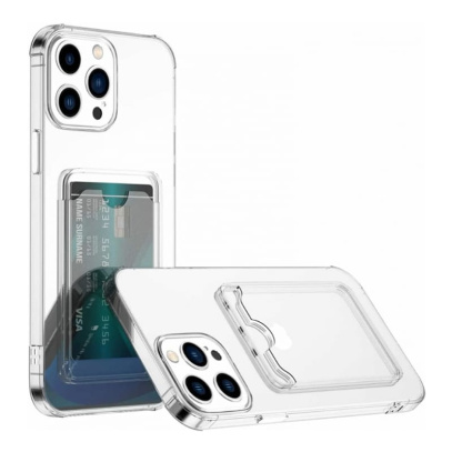 Чехол для iPhone 12/12 Pro CARD CASE Thinckening ballon 1,6 мм Прозрачный