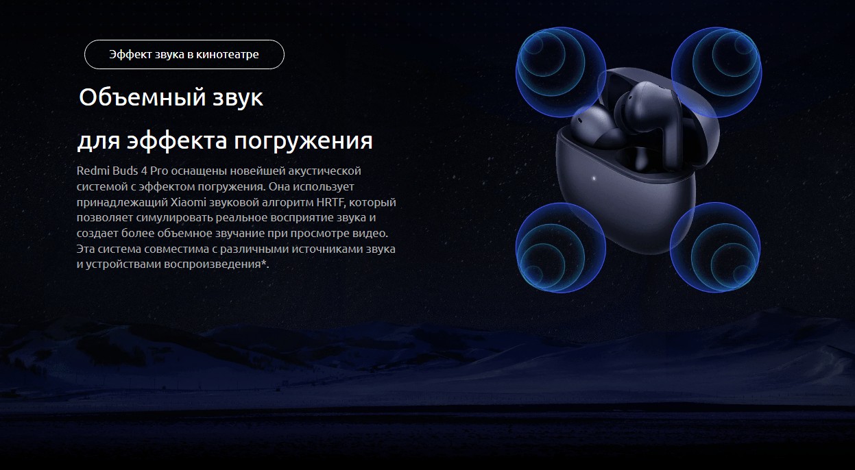Xiaomi redmi buds 4 pro midnight black