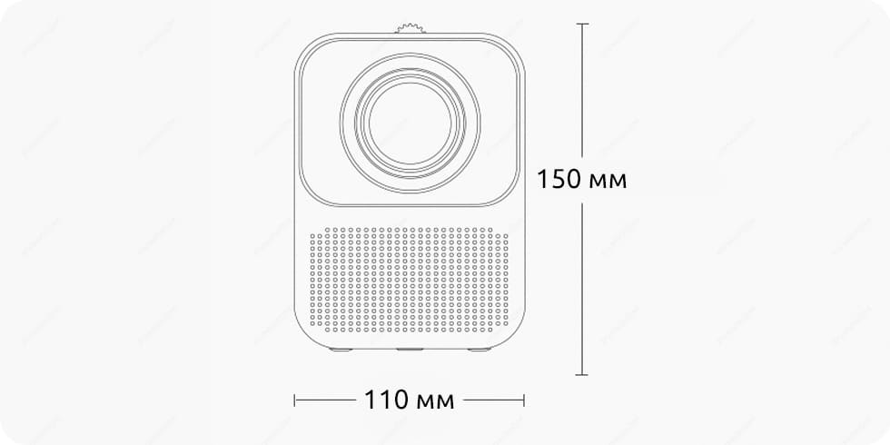 Портативный проектор Wanbo T2 Max Smart Projector (EU)