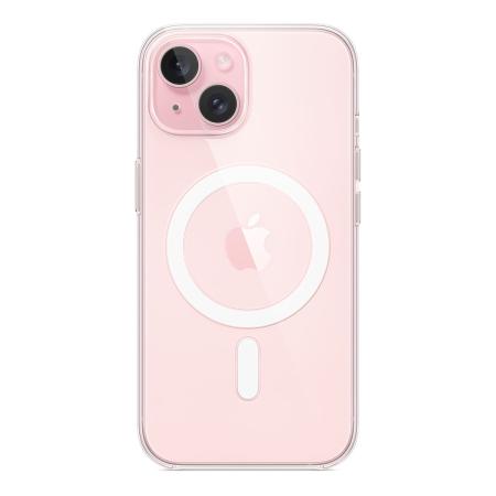 Чехол Clear Case MagSafe для iPhone 15 Прозрачный Чехол Clear Case MagSafe для iPhone 15 Прозрачный