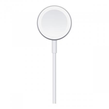 Беспроводное зарядное устройство для Apple Watch Magnetic Charger to USB White, белый