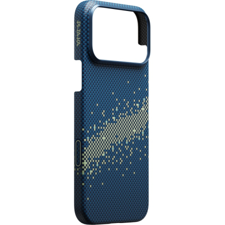 Чехол для iPhone 17 Pro Max Pitaka Starpeak Ultra-Slim Case (Milky way galaxy) (KI1701MPM) Cиний
