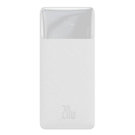Внешний аккумулятор Baseus Bipow Digital Display Power Bank 10000mAh 20W PPDML-L02 (PPBD10K) Белый