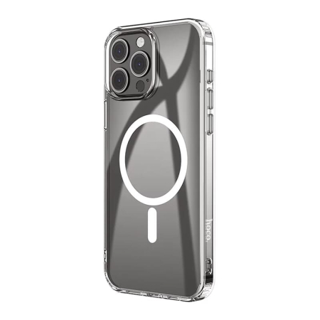 Чехол hoco. Magnetic Smartphone CASE для Apple iPhone 15 Pro Max Прозрачный Чехол hoco. Magnetic Smartphone CASE для Apple iPhone 15 Pro Max Прозрачный