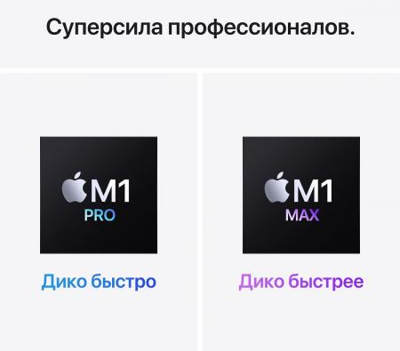 Apple MacBook Pro 16" (M1 Max 10C CPU, 32C GPU, 2021) 32/1Tb SSD (MK1H3) Silver, серебристый