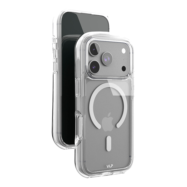 Чехол для iPhone 17 Pro Max с MagSafe VLP Bubble Case Белый