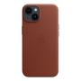 Чехол Leather Case MagSafe для Apple iPhone 14 «Umber»