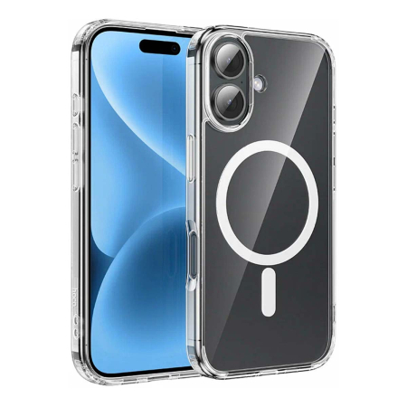 Чехол для Apple iPhone 17 hoco Magnetic Smartphone CASE Прозрачный