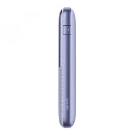 Внешний аккумулятор Baseus Bipow Pro Digital Display Fast Charge 10000mAh 22.5W с кабелем USB - Type-C, 3A, 0,3 м PPBD2-1022 (PPBD040005) Фиолетовый Внешний аккумулятор Baseus Bipow Pro Digital Display Fast Charge 10000mAh 22.5W с кабелем USB - Type-C, 3A, 0,3 м PPBD2-1022 (PPBD040005) Фиолетовый