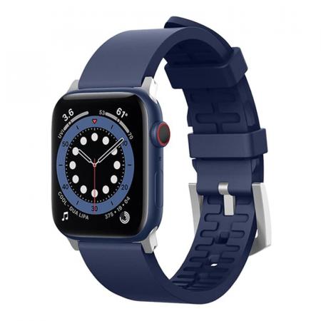 Ремешок Elago для Apple Watch 42/44/45 мм Sport Rubber strap (EAW-BAND-44JIN) Синий Ремешок Elago для Apple Watch 42/44/45 мм Sport Rubber strap (EAW-BAND-44JIN) Синий