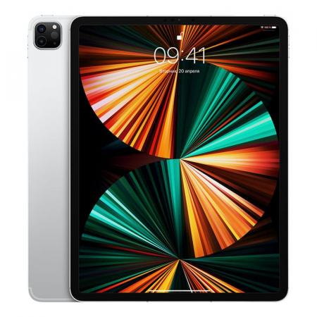 Apple iPad Pro 12,9" (M1, 2021, 5 gen) Wi-Fi + Cellular 128Gb Silver, серебристый