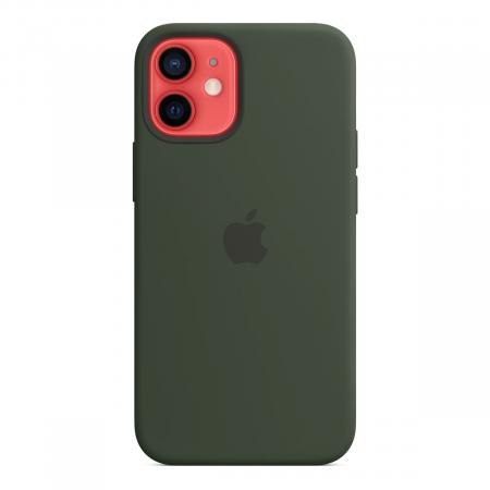 Силиконовый чехол для iPhone 12 mini MagSafe Silicone Case Темно-зеленый Силиконовый чехол для iPhone 12 mini MagSafe Silicone Case Темно-зеленый