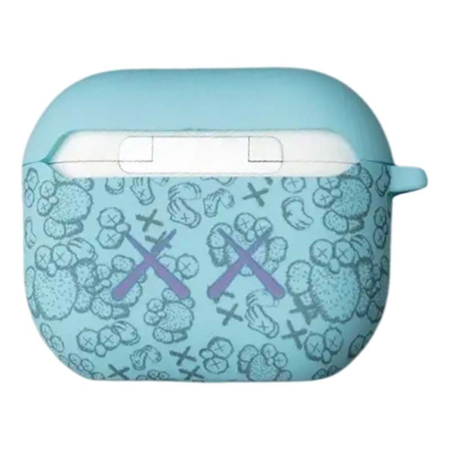 Чехол для AirPods Pro COQUE POUR Голубой с рисунком