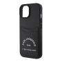 Чехол Karl Lagerfeld для iPhone 15 Cardslot PU Saffiano RSG 3D rubber logo Hard (KLHCP15SSAPRSGK) Черный Чехол Karl Lagerfeld для iPhone 15 Cardslot PU Saffiano RSG 3D rubber logo Hard (KLHCP15SSAPRSGK) Черный