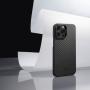 Чехол для iPhone 14 Pro Pitaka MagEZ Case 3 кевлар (арамид) (KI1401P) Черно-серый Чехол для iPhone 14 Pro Pitaka MagEZ Case 3 кевлар (арамид) (KI1401P) Черно-серый