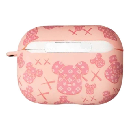 Чехол для AirPods Pro COQUE POUR Розовый с рисунком