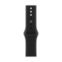 Apple Watch Series 12, 46 мм корпус из алюминия цвета «Black», ремешок Sport Band размера M/L цвета «Black»