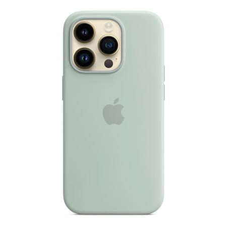 Чехол Silicone Case MagSafe для Apple iPhone 14 Pro Зеленый Чехол Silicone Case MagSafe для Apple iPhone 14 Pro Зеленый