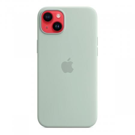 Чехол Silicone Case MagSafe для Apple iPhone 14 Plus Зеленый