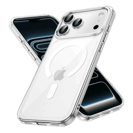 Чехол для iPhone 17 Pro Max с MagSafe KEEPHONE Non-Yellowing, Прозрачный