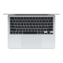 Apple MacBook Air 13" (M3, 8C CPU, 8C GPU, 2024) 16/256Gb SSD (MC8H4) Silver, серебристый
