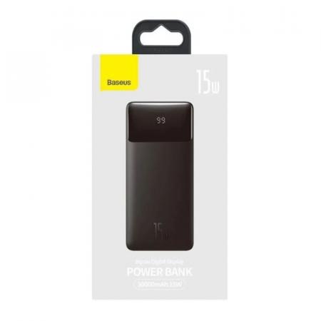 Внешний аккумулятор Baseus Bipow Digital Display Power Bank 30000mAh 15W PPDML-K01 (PPBD30) Черный