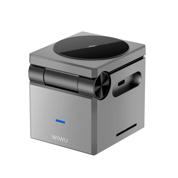 Док-станция WiWU Small Aquare 3в1 wireless charger (Wi-W030) Gray