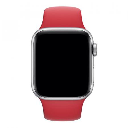 Силиконовый ремешок COTEetCI Silicone Sport Band для Apple Watch 42/44 мм Red, красный