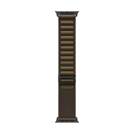 Apple Watch Ultra 4, 49 мм корпус из титана цвета «Black», ремешок Alpine Loop цвета «Dark Olive» размера L