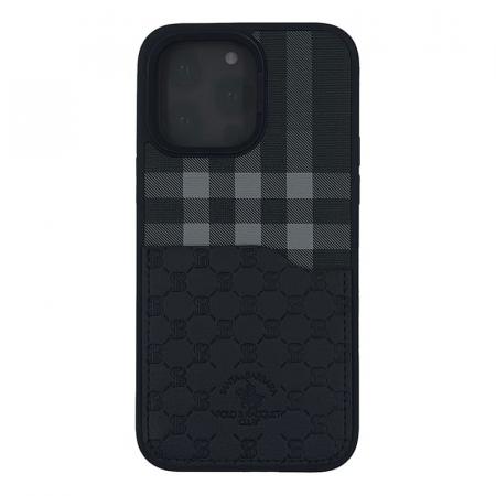 Чехол Santa Barbara Polo & Racquet Club для Apple iPhone 14 Pro Max (SB-IP14SPPLA-P6.7BLK) Черный