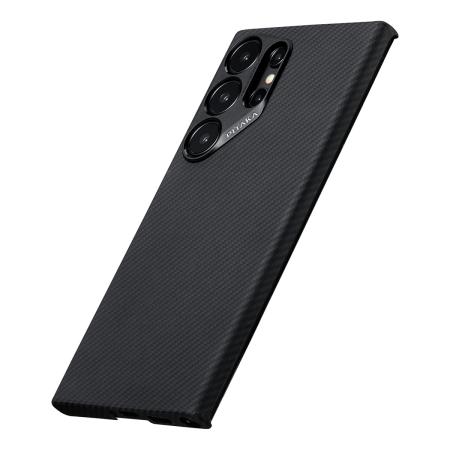 Чехол для Samsung Galaxy S24 Ultra Pitaka MagEZ 4 Case кевлар (KS2401U) Черный